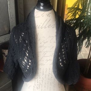 Laser cut cardigan